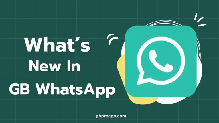 GB WhatsApp pro WhatsNew